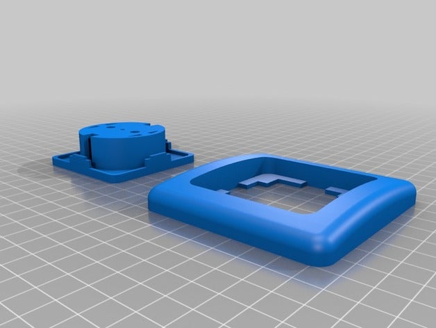 steckdose steckdosengeh&aumluse - Ersatz Teile steckdosenrahmen 3D print model - Mito3D