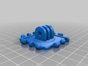 polypanel gopro trípode de la cámara construir montaje combinada creativo monte makeanything polypanels apilable 3d print model - Mito3D