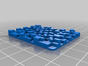 mi personalizados binario de baldosas matemáticas arte 3d print model - Mito3D