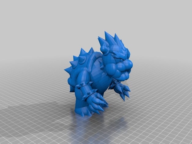 bowser 3D print model - Mito3D
