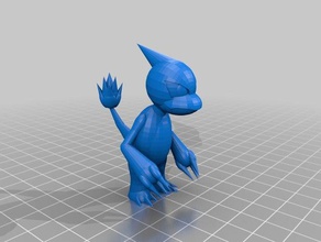 charmeleon 3d print model - Mito3D