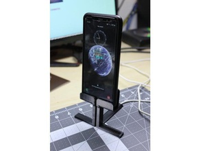 samsung galaxy a8 phone stand charge station charging dock 3d print model - Mito3D