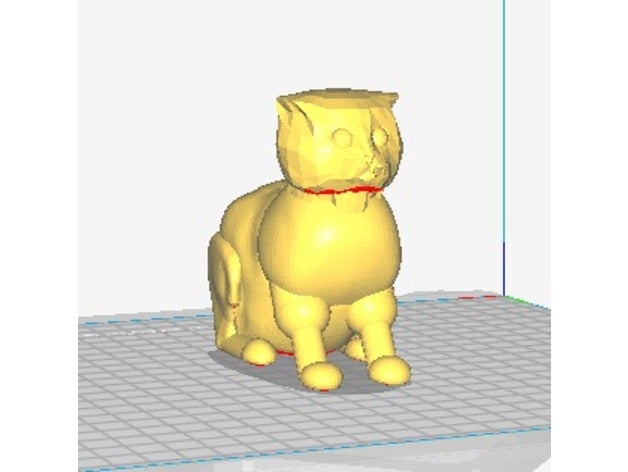 scottish fold gato animais o bate-papo katze gatinho kitty meow 3D print model - Mito3D