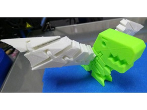 voo kit flexi rex brinquedos jogos 3d print model - Mito3D