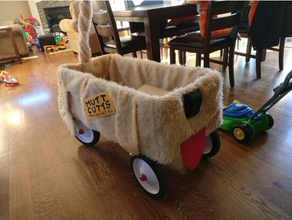 mutt cutts Kinder Wagen teilen Requisiten dumm dümmer van 3d print model - Mito3D