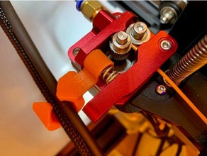 hotend cable guide cr-10s 3d printer parts management clip cr10s creality extruder 3d print model - Mito3D