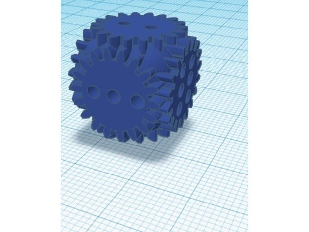 steampunk 6 sided dice v2 3D print model - Mito3D