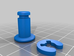 meine angepasste Verknüpfung pivot pin Robotik 3d print model - Mito3D