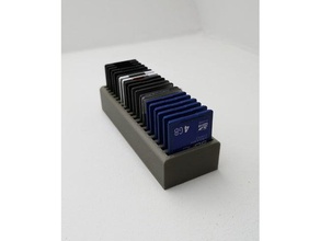 20 sd card holder 3d print model - Mito3D