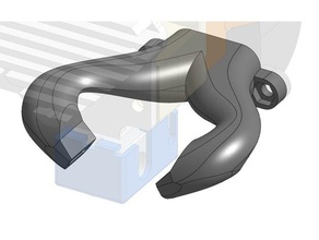 horns duct v1 - layer cooling fan part cooler ratrig 3d print model - Mito3D