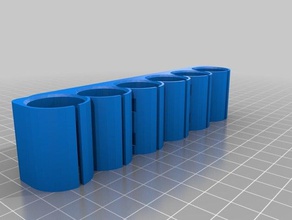 molle shell holder2 3d impressão 12g espingarda 3d print model - Mito3D