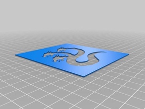 hydra pochoir-o-matic art outils personnalisé 3d print model - Mito3D