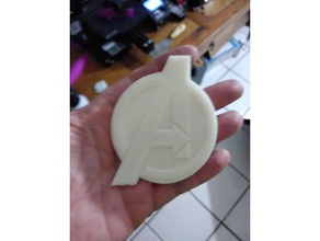 avengers logo medallion coin other endgame marvel 3d print model - Mito3D