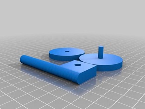 loja vac roda substituição partes 3d print model - Mito3D