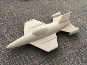 vazo modu spacejet uçak tirbuşon savaş uçağı jet tek duvarlı uzay gemisi oyuncak vasemode 3d print model - Mito3D