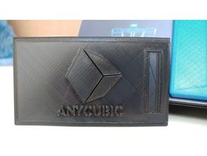 anycubic i3 mega slidable display cover logo 3d printing touchscreen 3d print model - Mito3D