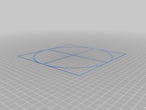 meine angepasste Bett-center Kalibrierung tutorial mit parametrischen Fadenkreuz Platz 3d drucken tests 3d print model - Mito3D