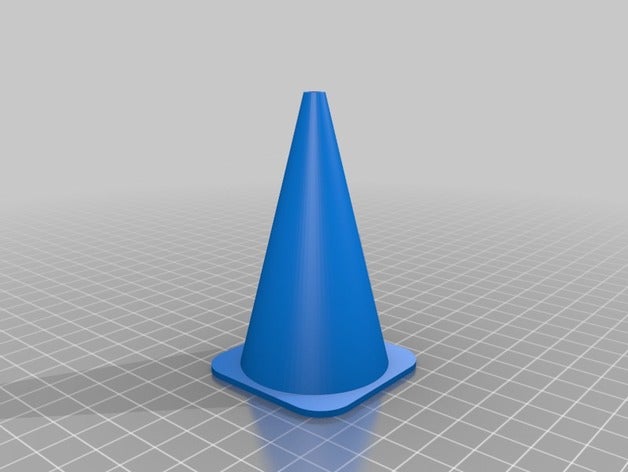 cone de trânsito tráfego 3D print model - Mito3D