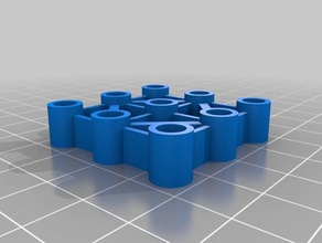 3x3 led cube motagehilfe 3d print model - Mito3D