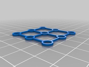 3x3 cube en led motagehilfe ebene 3d l'impression 3d print model - Mito3D