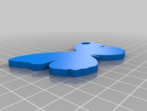 kelebek Anahtarlık 3d print model - Mito3D