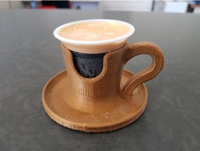 definitiva office coffee titolare tazza di caffè macinino da espresso attrezzature per l'ufficio 3d print model - Mito3D