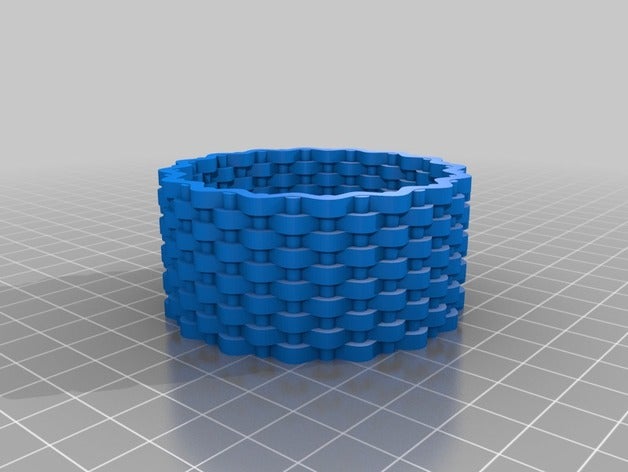 parametric woven structure 3d printing tests 3D print model - Mito3D