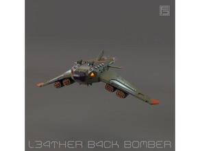 l34ther-b4ck bomber les jouets jeux 3dkitbash en avion navire vaisseau spatial 3d print model - Mito3D