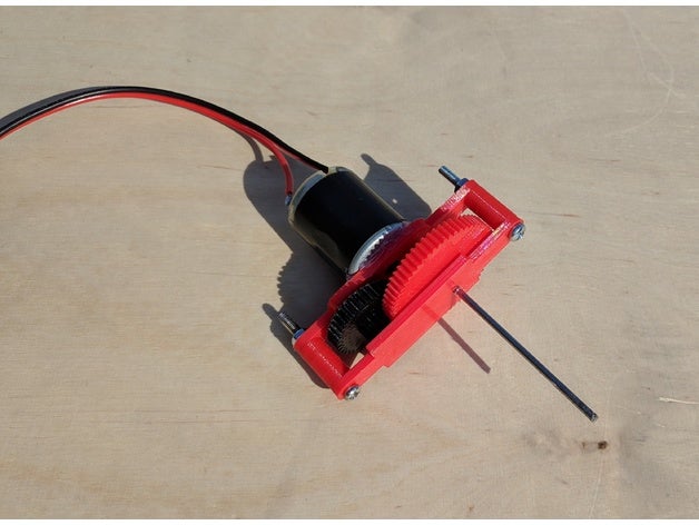 kleine dc motor Getriebe 151 3 d drucken 3D print model - Mito3D
