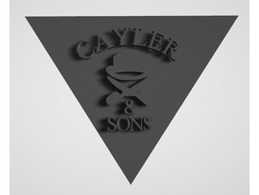 cayler sons emblème de la mode logo 3d print model - Mito3D