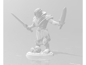 gladiator toys games dnd mini miniature 3d print model - Mito3D