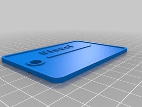 tag dizel organizasyon özelleştirilmiş 3d print model - Mito3D