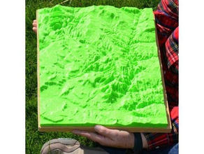 epic scale - terrain zion np 3d print model - Mito3D