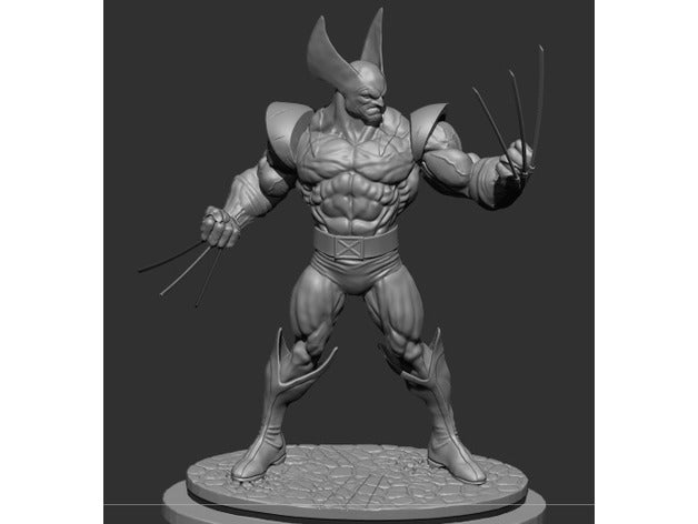 wolverine - x men cabeza intercambiable 3D print model - Mito3D