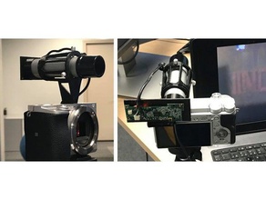 A6300a6000a6500 sezon finali finderscope dahil sahibi sony fizik Astronomi teleskop gökyüzü guidescope webcam 3d print model - Mito3D