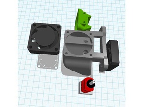newhotendi3 mega 3d printer parts anycubic i3 e3d hotend 3d print model - Mito3D