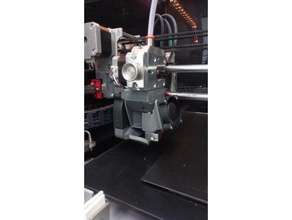 leapfrog bolt pro e3d v6 hotend conversition printhead 3d print model - Mito3D