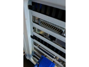 pc caso slot copertura clip di ritenzione 3d stampa 3d print model - Mito3D