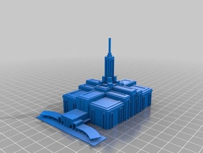 monte timpanogos sud templo de los edificios estructuras 3d print model - Mito3D