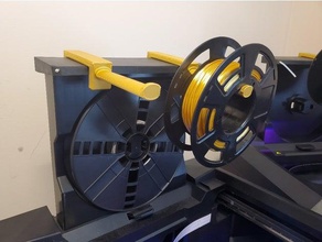 super einfaches filament spool holder Replikator 3d Drucker Zubehör 3d print model - Mito3D