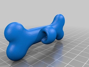 bonetie - Zubehör Kragen Hund Hundehalsband 3d print model - Mito3D