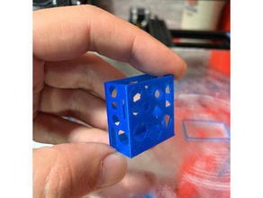 rapide petite boîte de torture L'imprimante 3d la pont flitetest rétraction test tests 3d print model - Mito3D