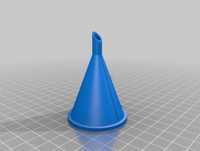 meine angepasste parametrische Trichter Küche Essen 3d print model - Mito3D