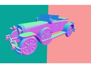 coche de época vehículos 1920 s el kit modelo 3d print model - Mito3D