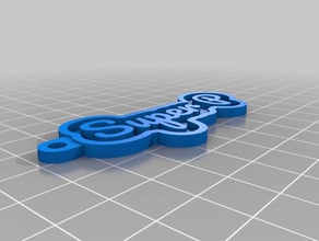 super keychains customized 3d print model - Mito3D