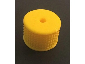 bead knurled knob parts 3d print model - Mito3D