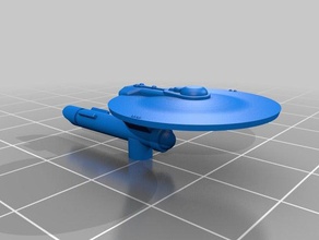 federal nelson-sınıf izci fasa Federasyon starship trek 3d print model - Mito3D