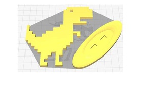 kein internet-t-rex stehen Kreaturen 3d print model - Mito3D