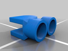 34 pulgadas de tubería pvc bisagra 180&deg rotación 3d impresión 3d print model - Mito3D