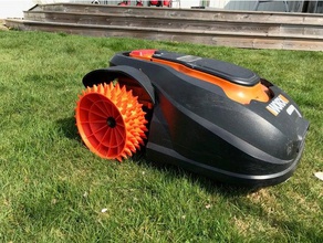 landroid roues la robotique tondeuse à gazon worx 3d print model - Mito3D